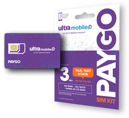 Paygo mobile phone card, T-Mobile network, monthly rent is three dollars, can be converted to eSIM, SF Express free shipping, ready to ship quickly!